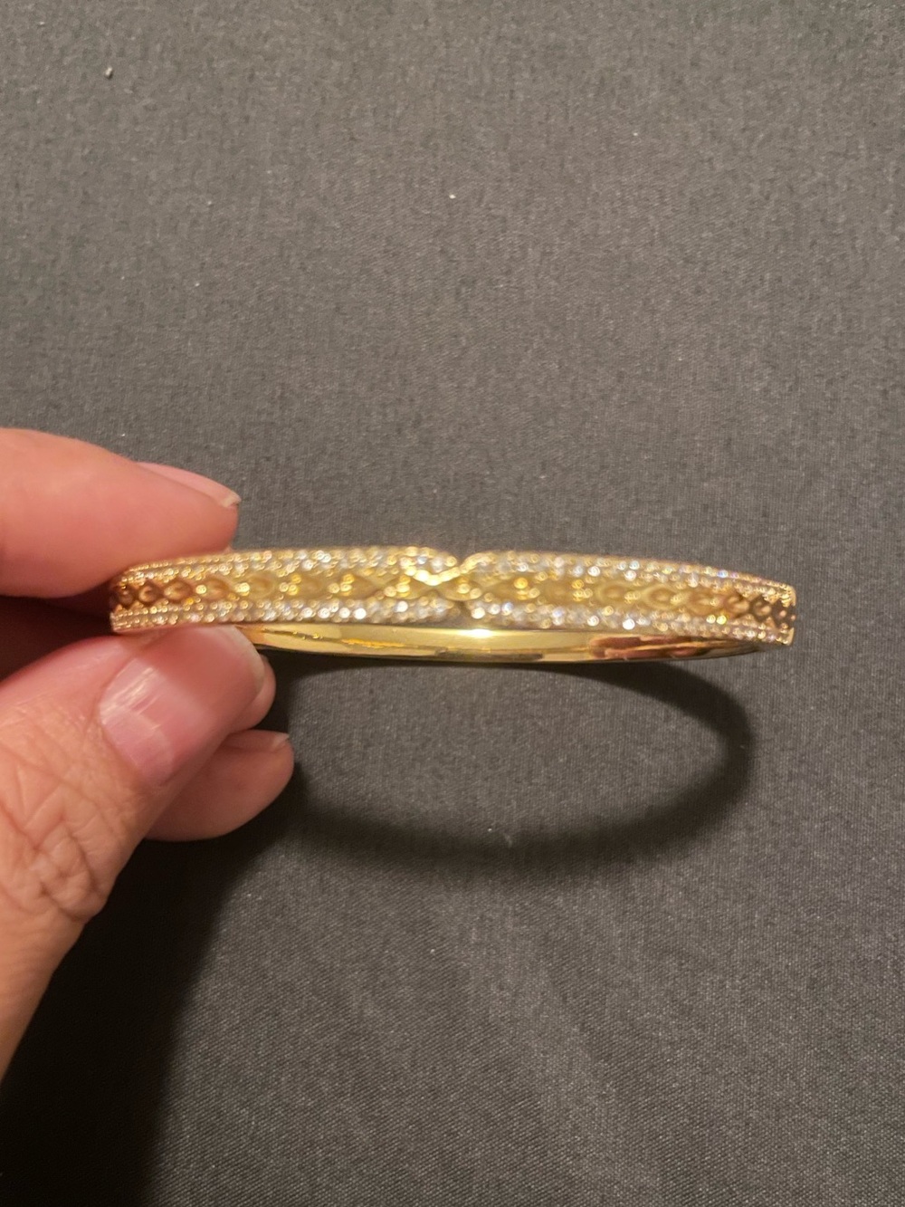 New - 14k gold plated bangle